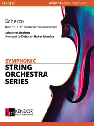 Scherzo Orchestra sheet music cover Thumbnail